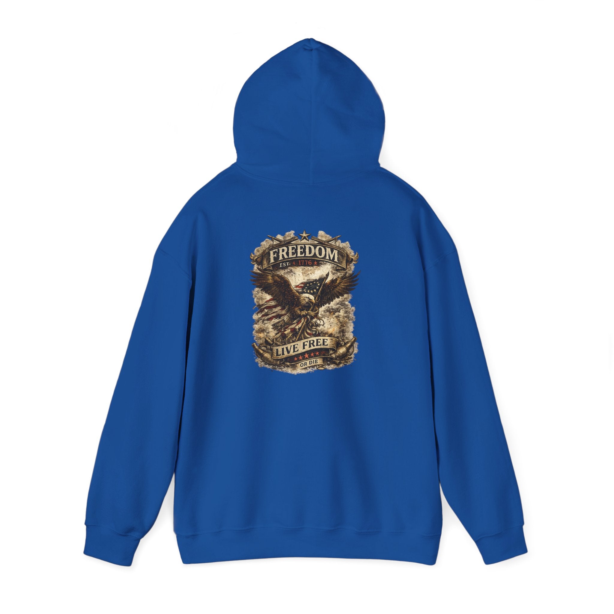 RAW Freedom Hoodie — Patriotic Pullover
