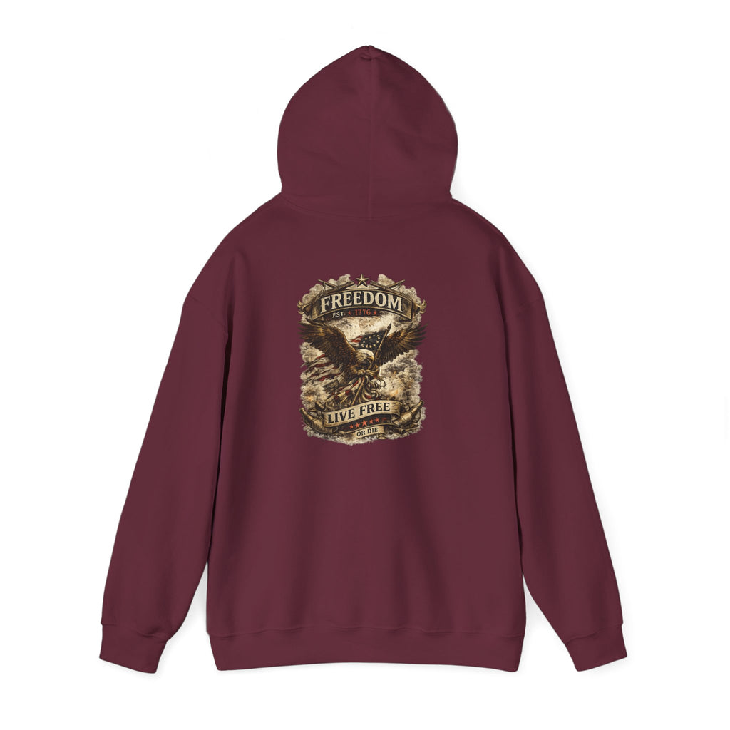 RAW Freedom Hoodie — Patriotic Pullover