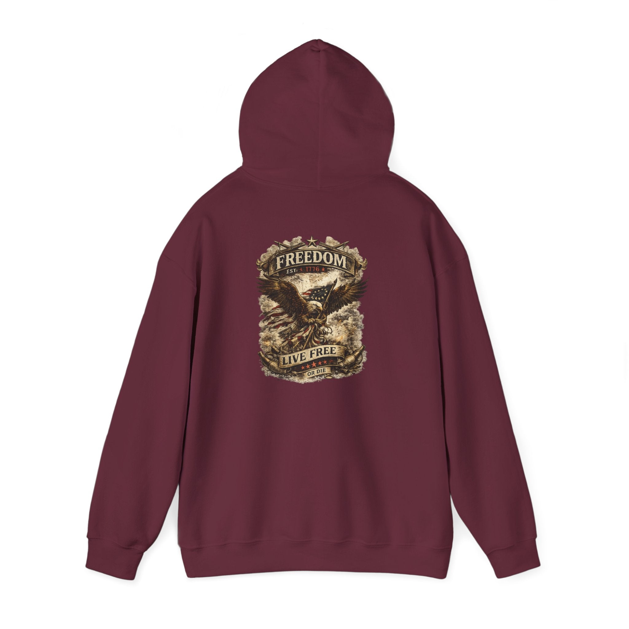 RAW Freedom Hoodie — Patriotic Pullover