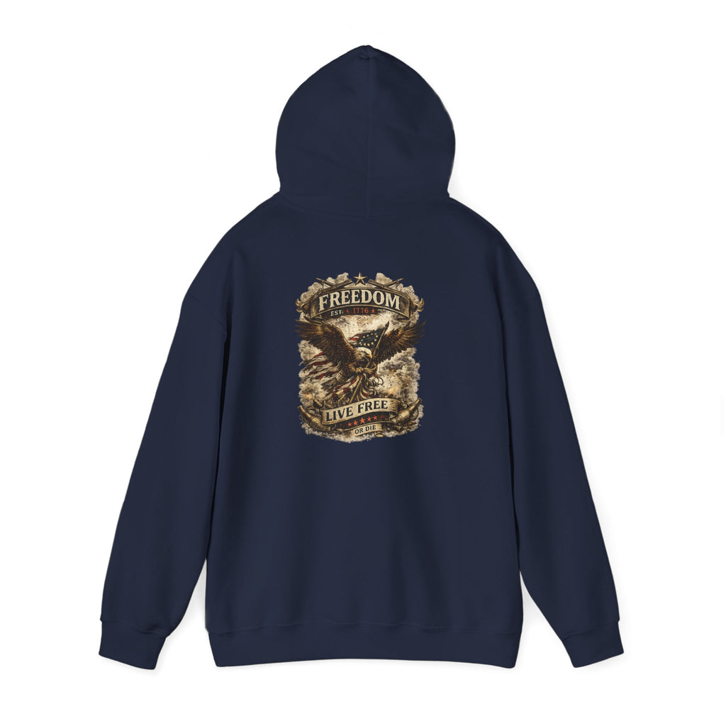 RAW Freedom Hoodie — Patriotic Pullover