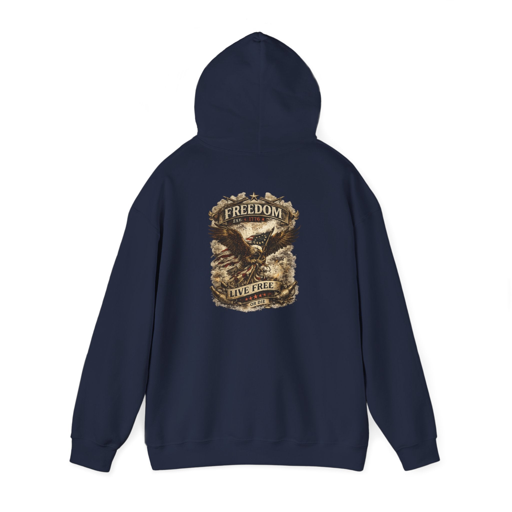 RAW Freedom Hoodie — Patriotic Pullover