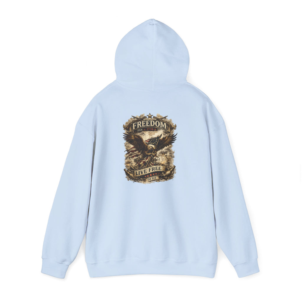 RAW Freedom Hoodie — Patriotic Pullover