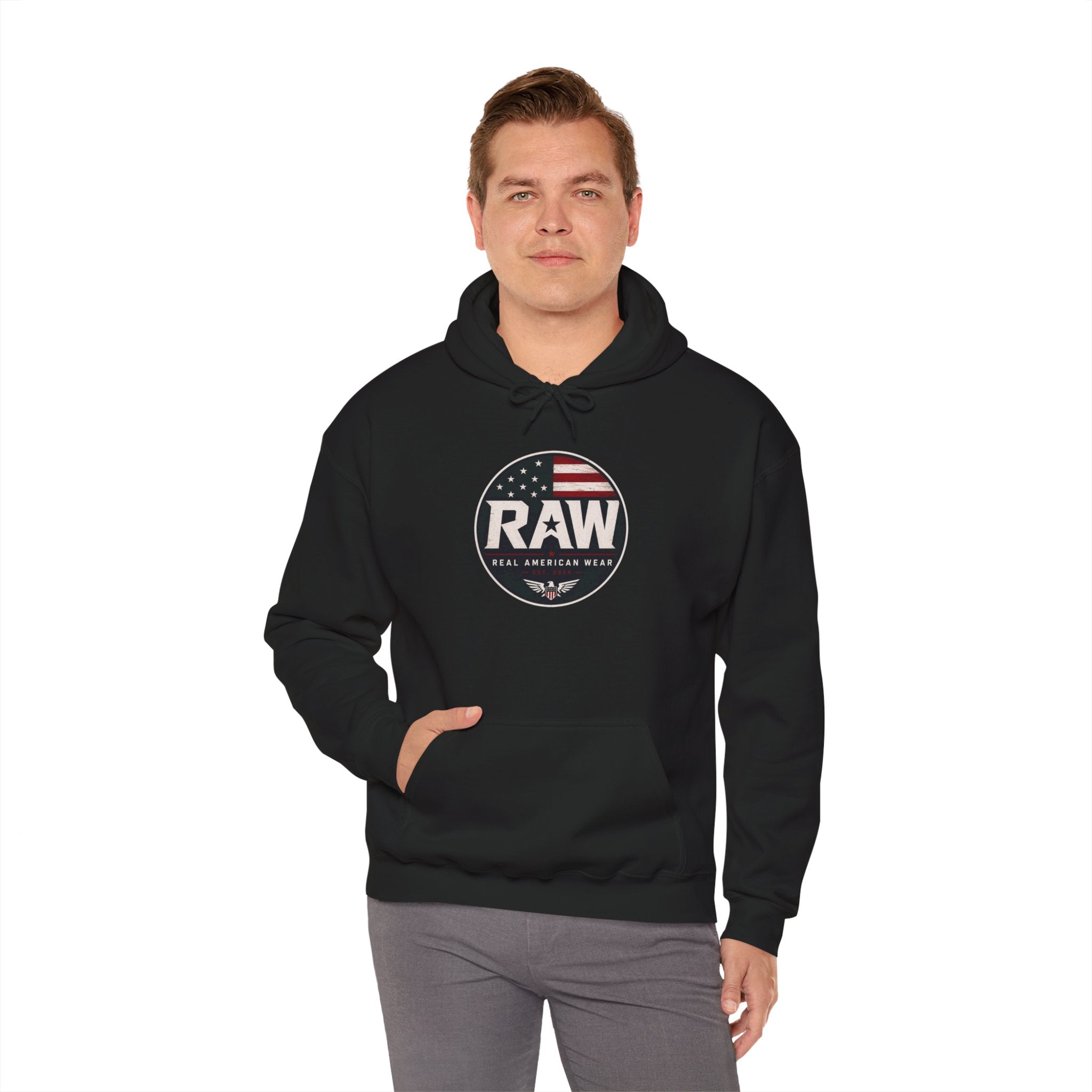 RAW Freedom Hoodie — Patriotic Pullover