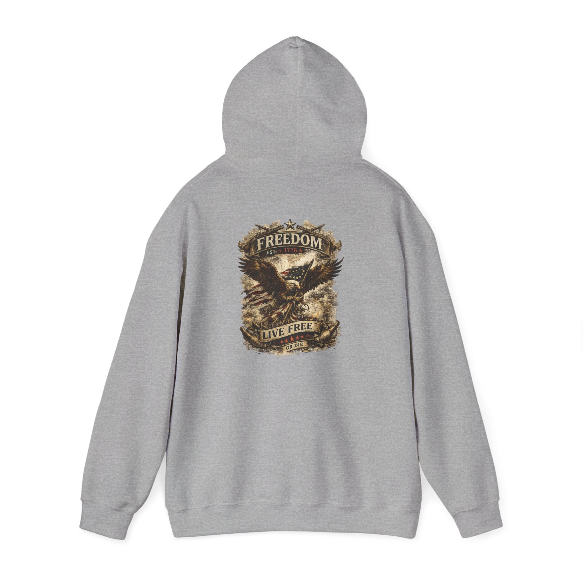 RAW Freedom Hoodie — Patriotic Pullover