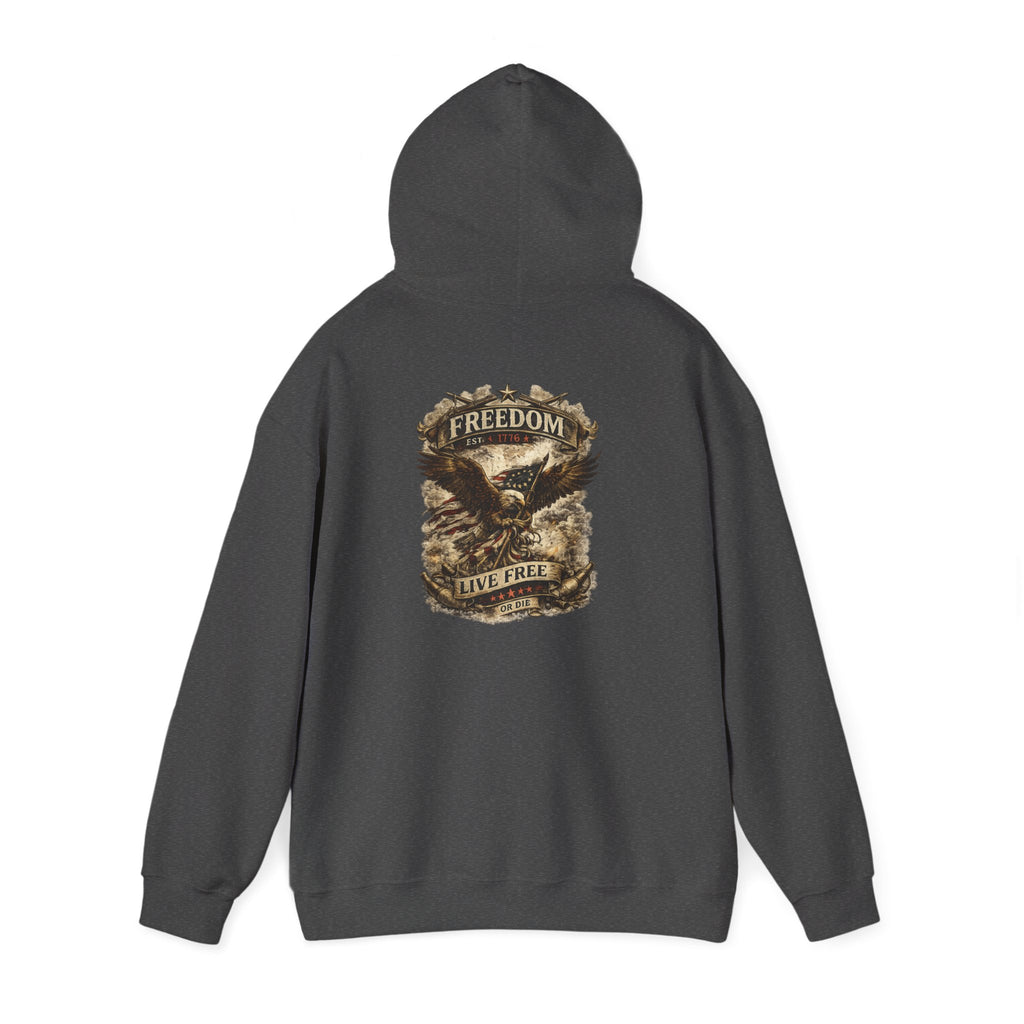 RAW Freedom Hoodie — Patriotic Pullover
