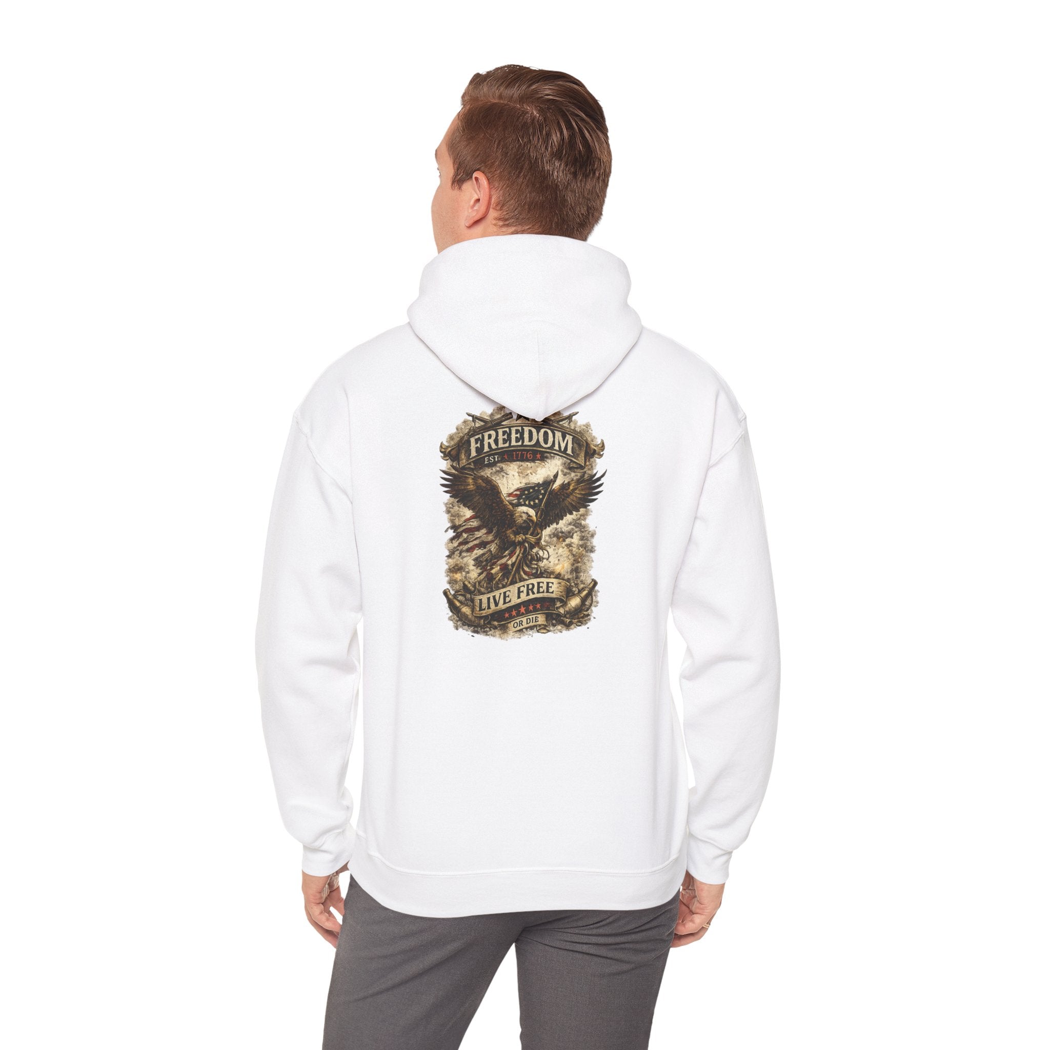 RAW Freedom Hoodie — Patriotic Pullover